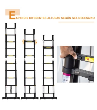 Escalera Telescópica Multifuncional