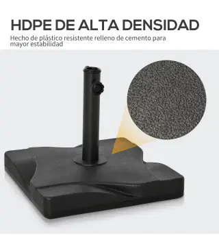 Base para Parasol de Jardín