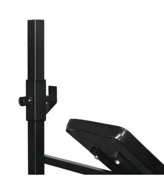 Banco de Pesas Banco de Musculación Multifuncional con Altura Ajustable de 3 Niveles para Entrenamiento Fitness de Cuerpo Comple