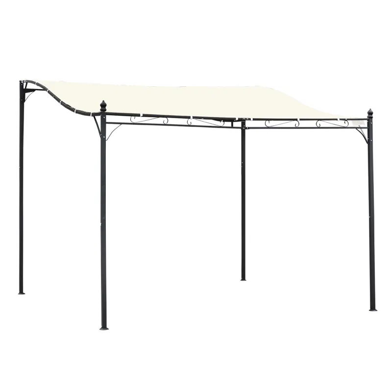 Cenador de Jardín 3x3 m Pérgola con Toldo y 16 Orificios de Drenaje para Patio Terraza Metal y Poliéster 180 g/m² Resistente Cre Cenador de Jardín 3x3 m Pérgola con Toldo y 16 Orificios de Drenaje para Patio Terraza Metal y Poliéster 180 g/m² Resistente Cre