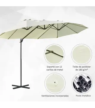 Sombrilla Doble