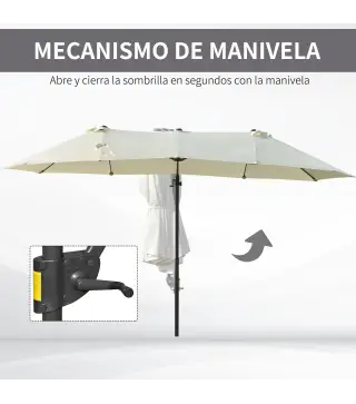 Sombrilla Doble