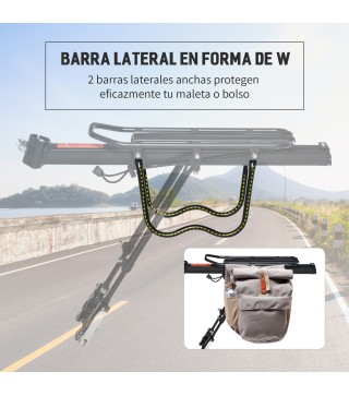 Portaequipajes Posterior para Bicicletas