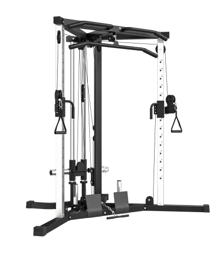 Máquina de Multiestación Musculación Entrenamiento Carga 120 kg 170x139x200 cm Negro