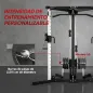 Máquina de Multiestación Musculación Entrenamiento Carga 120 kg 170x139x200 cm Negro