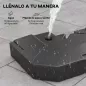 Juego de 2 Pesas para Sombrilla, Bases para Sombrilla Rellenables 80 kg con Agua 80 kg o Mezcla de Agua y Arena 105 kg Juego de 2 Pesas para Sombrilla, Bases para Sombrilla Rellenables 80 kg con Agua 80 kg o Mezcla de Agua y Arena 105 kg