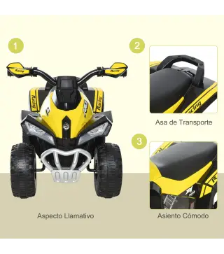 Quad Correpasillo para Niños