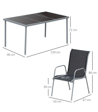 Conjunto de Comedor para Jardín