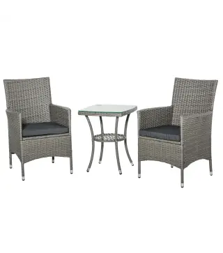 Conjunto de Muebles Ratán para Jardín