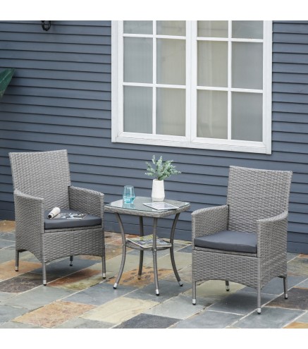 Conjunto de Muebles Ratán para Jardín