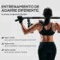 Barras de Dominadas para Pared Colgador de Saco de Boxeo 2 en 1 Entrenamiento Muscular Pull Up para Casa Carga Máxima 150 kg Neg