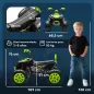 Quad Eléctrico para Niños de 3-8 Años 24V con 2 Motores Velocidad hasta 6,5 km/h Ruedas con Suspensión Verde Quad Eléctrico para Niños de 3-8 Años 24V con 2 Motores Velocidad hasta 6,5 km/h Ruedas con Suspensión Verde