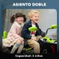 Quad Eléctrico para Niños de 3-8 Años 24V con 2 Motores Velocidad hasta 6,5 km/h Ruedas con Suspensión Verde Quad Eléctrico para Niños de 3-8 Años 24V con 2 Motores Velocidad hasta 6,5 km/h Ruedas con Suspensión Verde