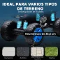 Quad Eléctrico para Niños de 3-8 Años 24V con 2 Motores Velocidad hasta 6,5 km/h Ruedas con Suspensión Azul