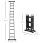Escalera Plegable de Aluminio Escalera Plegable de Aluminio