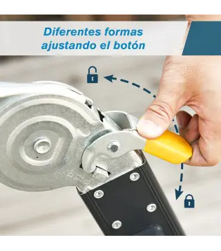 Escalera Plegable de Aluminio