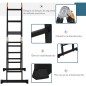 Escalera Plegable de Aluminio Escalera Plegable de Aluminio