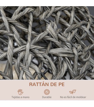 Casa de gato de ratán