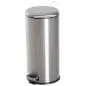 Cubo de Basura con Apertura a Pedal Basurero Automático Cierre Interno Extraíble con Volumen de 30 L Acero Inoxidable Ф29,2x62,9