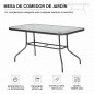Mesa de Jardín Rectangular Mesa de Jardín Rectangular