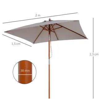 Sombrilla de Jardín