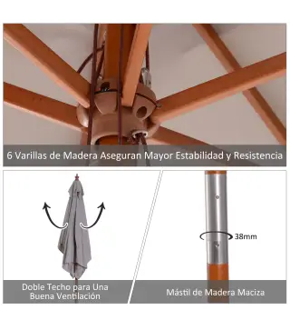 Sombrilla de Jardín