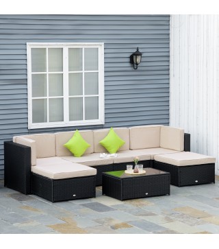 Conjunto Muebles de Jardín Ratán