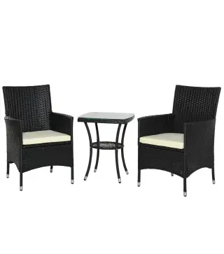 Conjunto de Muebles Ratán para Jardín