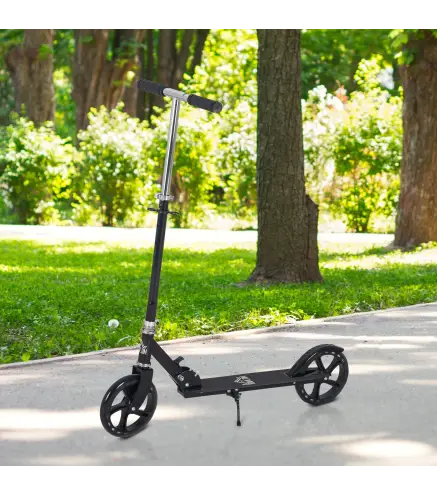 Patinete Plegable para Niños de 7-14 Años Scooter Infantil Manillar Ajustable en Altura de 4 Niveles con Freno 88x37x75-100 cm N