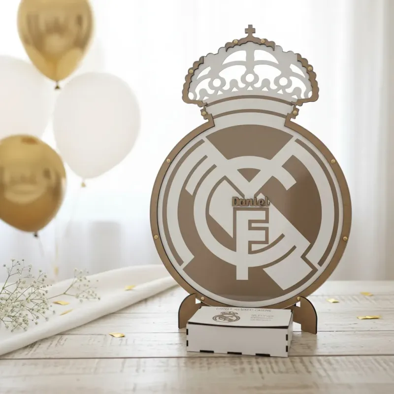 Escudo Personalizado de Firmas para Primera Comunión Real Madrid