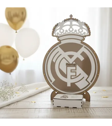 Escudo Personalizado de Firmas para Primera Comunión Real Madrid