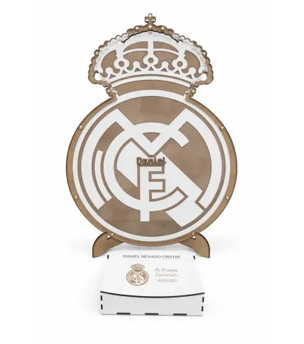 Escudo Personalizado de Firmas para Primera Comunión Real Madrid