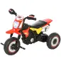 Moto Correpasillos Infantil para Niños de +18 Meses con Apariencia de Moto de Montaña con 3 Ruedas con Luces y Sonido Pedales Di