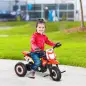 Moto Correpasillos Infantil para Niños de +18 Meses con Apariencia de Moto de Montaña con 3 Ruedas con Luces y Sonido Pedales Di