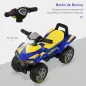 Quad Correpasillos con Licencia GOODYEAR para Niños Mayores de 18-36 Meses Coche Cuatrimoto con Funciones de Luces Bocina y Espa