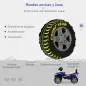 Quad Correpasillos con Licencia GOODYEAR para Niños Mayores de 18-36 Meses Coche Cuatrimoto con Funciones de Luces Bocina y Espa