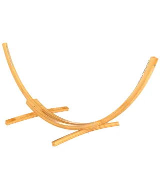 Soporte para Hamaca de Madera 325x120x118 cm Estructura para Hamaca Carga Máx. 120 kg para Jardín Terraza Interiores y Exteriore