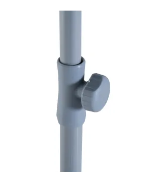 Sombrilla de Playa Diámetro de Ø202 cm con Techo Inclinable Poste Desmontable y Pincho Inferior para Jardín Verde