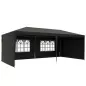 Carpa de Jardín 6x3m con 4 Paredes Laterales 2 Ventanas Visibles Cenador Gazebo de Exterior para Fiestas Eventos Gris Carpa de Jardín 6x3m con 4 Paredes Laterales 2 Ventanas Visibles Cenador Gazebo de Exterior para Fiestas Eventos Gris