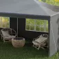 Carpa de Jardín 6x3m con 4 Paredes Laterales 2 Ventanas Visibles Cenador Gazebo de Exterior para Fiestas Eventos Gris Carpa de Jardín 6x3m con 4 Paredes Laterales 2 Ventanas Visibles Cenador Gazebo de Exterior para Fiestas Eventos Gris