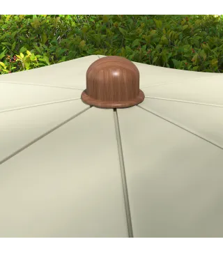 Sombrilla de Playa con Flecos Ø190x210 cm con Protección UV40+ Antiviento Impermeable y Bolsa de Transporte Verde