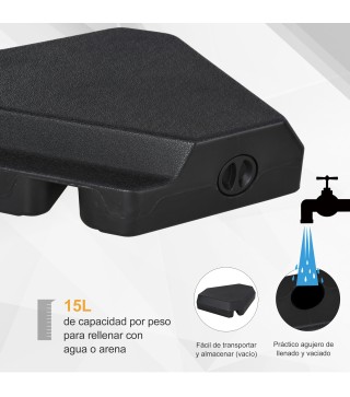Base de Pesa para Sombrilla