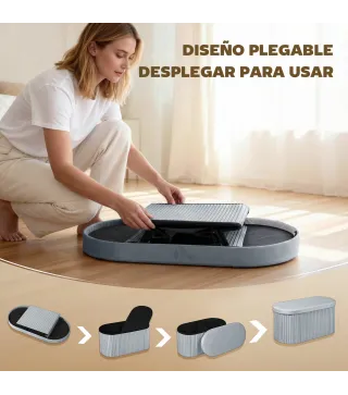 Puff Almacenaje Banco Almacenaje Plegable 72 L 76x38x35 cm Tapizado en Terciopelo Baúl de Almacenamiento Gris Oscuro