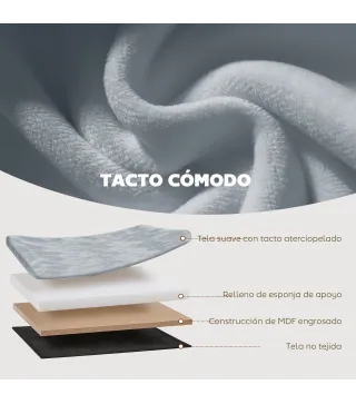 Puff Almacenaje Banco Almacenaje Plegable 72 L 76x38x35 cm Tapizado en Terciopelo Baúl de Almacenamiento Gris Oscuro