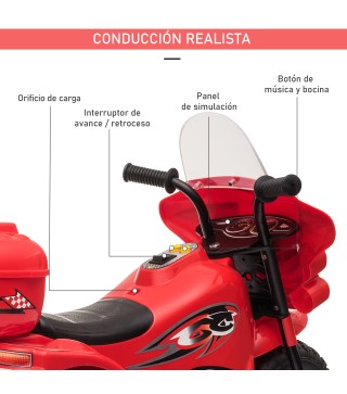 Motocicleta Eléctrica para Niños