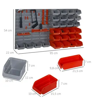 Juego de estante de 44 piezas