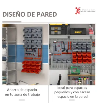 Juego de estante de 44 piezas