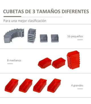 Juego de estante de 44 piezas