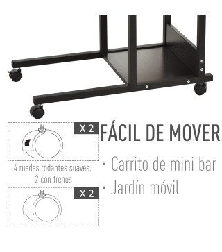 Mesa Lateral Móvil