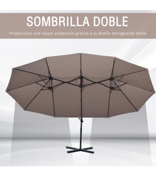 Sombrilla Doble